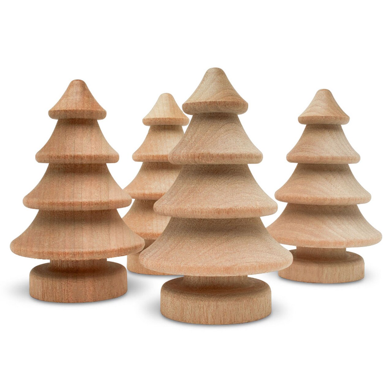 Mini Wooden Christmas Tree, Multiple Sizes Available, Peg People & Small World Play | Woodpeckers